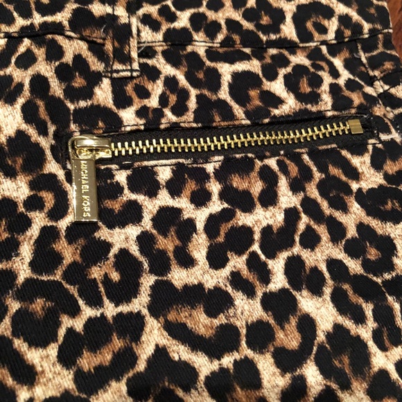 Michael Kors Leopard Print Jeans - Picture 3 of 6